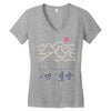 van desert Women's V-Neck T-Shirt