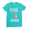 My Dad is Stronger Than Yours Ladies Fitted T-Shirt