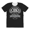 vintage quality without compromise 1991 aged to perfection All Over Women's T-shirt