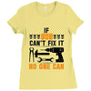 IF SON CAN'T FIX IT THAN NO ONE CAN FIX IT Ladies Fitted T-Shirt