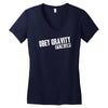obey gravity it's the law Women's V-Neck T-Shirt