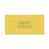 save ferrıs License Plate
