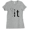 funny sweat Ladies Fitted T-Shirt
