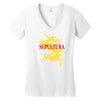 sepultura logo soulfly cavalera conspiracy death thrash metal Women's V-Neck T-Shirt