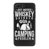 whiskey and camping! iPhone 7 Plus Case