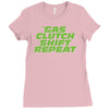 gas clutch shift repeat Ladies Fitted T-Shirt