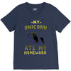 my unicorn ate my homework V-Neck Tee