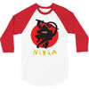 love ninja monkey banana 3/4 Sleeve Shirt