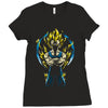 majin warrior Ladies Fitted T-Shirt