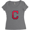 alphabet C Women's Triblend Scoop T-shirt