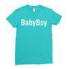 baby boy w Ladies Fitted T-Shirt