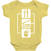 v2 eat sleep computer mouse Baby Onesie