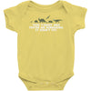 this t shirt was tested on dinosaurs Baby Onesie