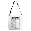 August Girl Facts Virgo Adjustable Strap Totes