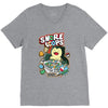 snore loops V-Neck Tee
