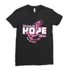 we have this hope breast cancer awareness Ladies Fitted T-Shirt