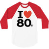 i love 80's 3/4 Sleeve Shirt