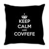 keep calm and covfefe Throw Pillow