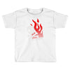 skull &amp; flames Toddler T-shirt