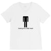 offensive t shirt lookng for a little head rude tee funny shirt V-Neck Tee