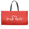 Heart Beat Weekender Totes