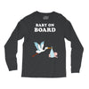 Baby On Board with Stork Long Sleeve Shirts