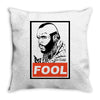 fool b.a. baracus Throw Pillow