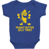 peanut butter jelly time banana Baby Bodysuit