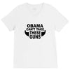 obama guns V-Neck Tee