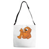 les entrechats noir Adjustable Strap Totes