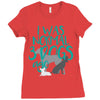 I WAS NORMAL 3 DOGS AGO Ladies Fitted T-Shirt
