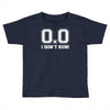 i don't run Toddler T-shirt