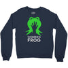 the green frog Crewneck Sweatshirt