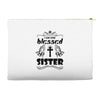 I Am One Blessed Sister Accessory Pouches