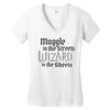 muggle in the streets, wizard in the sheets Women's V-Neck T-Shirt