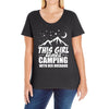 Camper Couple Girl White Ladies Curvy T-Shirt