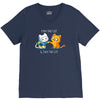 finn the cat &amp; jake the cat V-Neck Tee