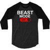 beast mode activated 3/4 Sleeve Shirt
