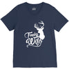 trophy wife deer V-Neck Tee