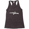 banksy style ak47 art   funny Racerback Tank