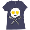 eggskull Ladies Fitted T-Shirt