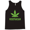 Vegetarian Pot Leaf Tank Top