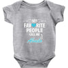 My Favorite People Call Me Abuelo Baby Onesie