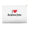 I Love Acupuncture Accessory Pouches