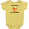 zombie response unit t shirt funny dead brains s 3xl Baby Onesie