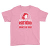 american by birth redhead by the grace of god Youth Tee