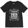 vintage made in 1959 perfectly aged a living legend V-Neck Tee