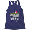 don't step on the grass Racerback Tank