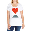 i lava you Ladies Curvy T-Shirt