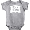 rock island line railroad Baby Onesie